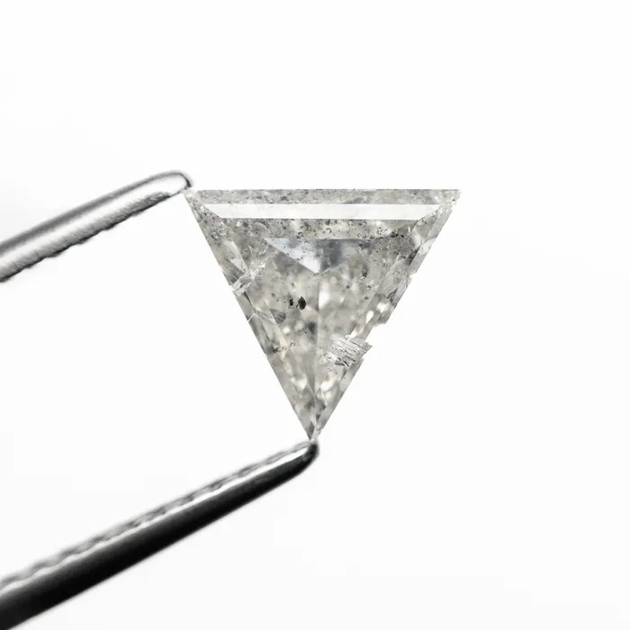 109ct 679x769x355mm Triangle Step Cut 2384037 Misfit Diamonds Rings