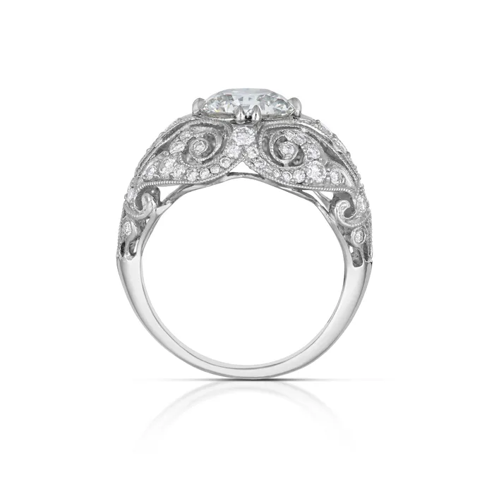205 Carat Antique Style Diamond Ring Stephen Silver Fine Jewelry Rings