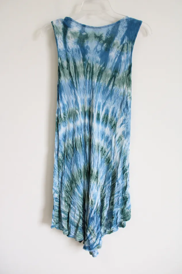 Advance Advance Blue Green TieDye Dress XSSM Rings