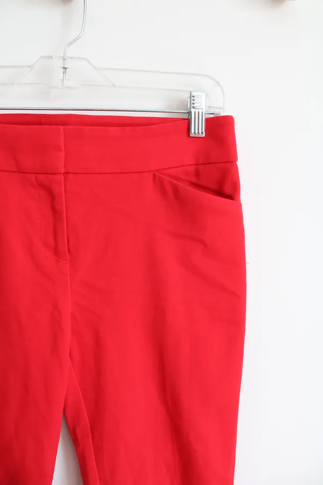 Ann Taylor LOFT Earrings LOFT Marisa Red Skinny Pants 4 Petite