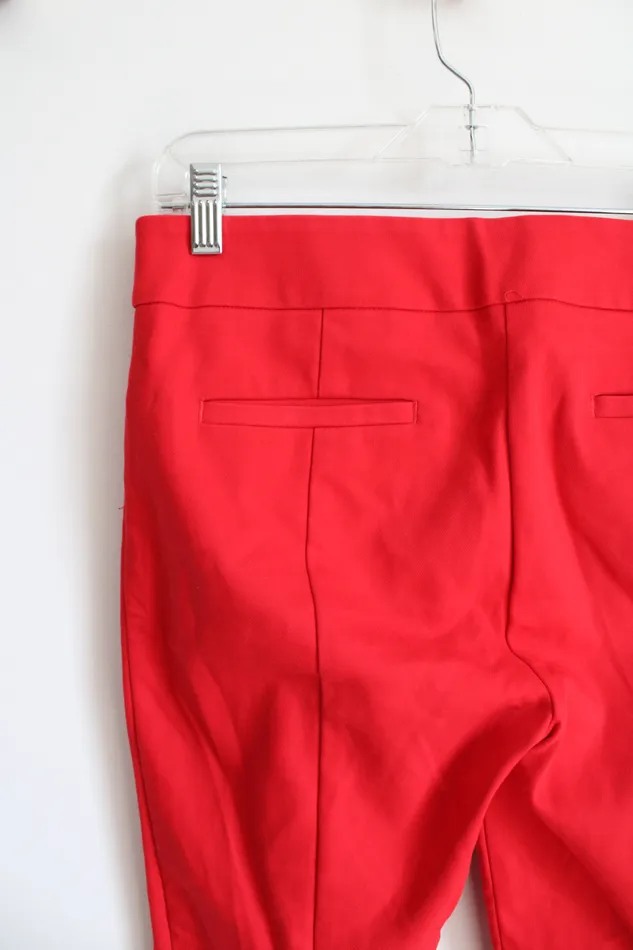 Ann Taylor LOFT Earrings LOFT Marisa Red Skinny Pants 4 Petite