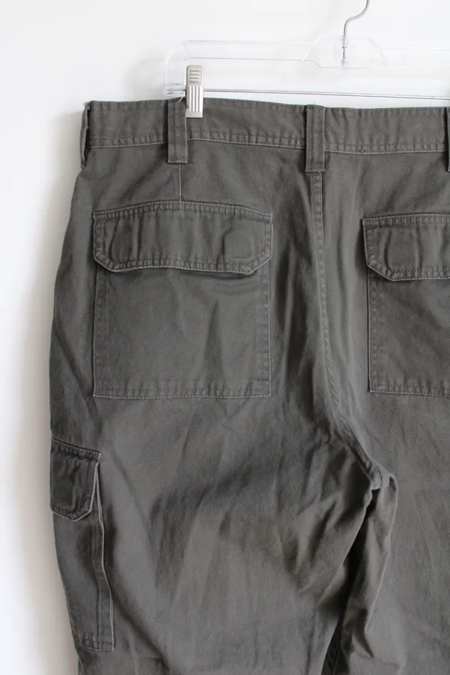 Basic Editions Green Khaki Cargo Pants 40X30 Basic Editions Earrings