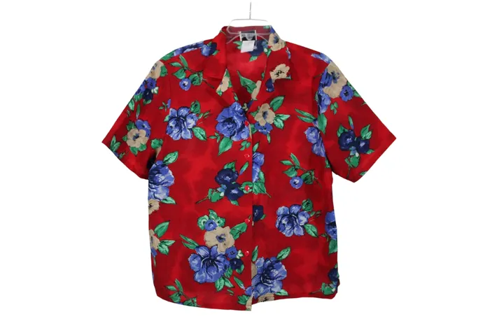 Bonworth Red Floral Top XL Bonworth Rings
