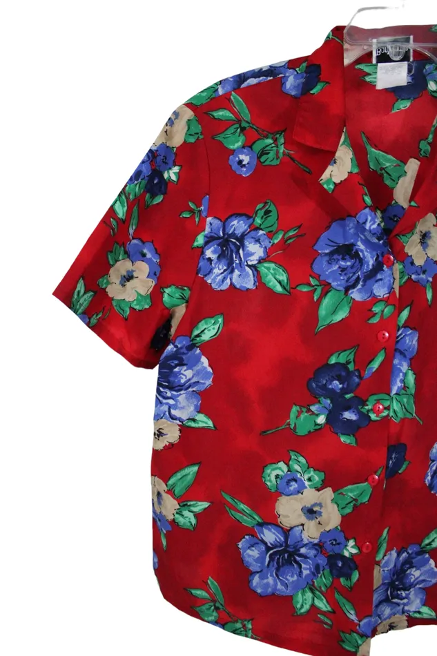 Bonworth Red Floral Top XL Bonworth Rings