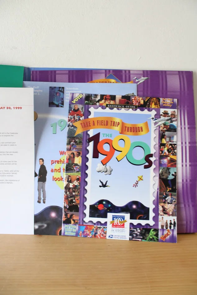 Celebrate The Century USPS The 1990s Packet Jubilee Thrift Earrings