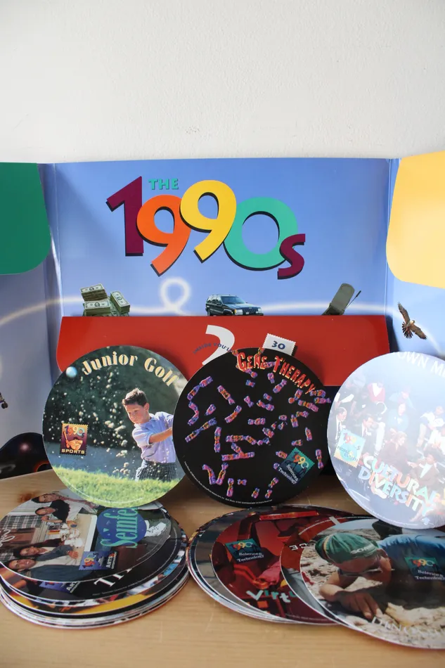 Celebrate The Century USPS The 1990s Packet Jubilee Thrift Earrings