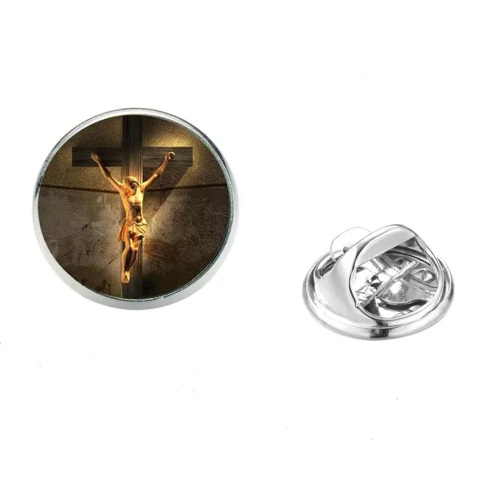 Christian Pinsbr Jesus On Cross Lords Guidance Necklaces