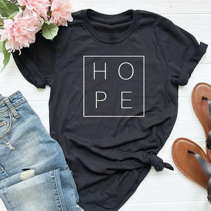Christian TShirt br Hope Lords Guidance Earrings