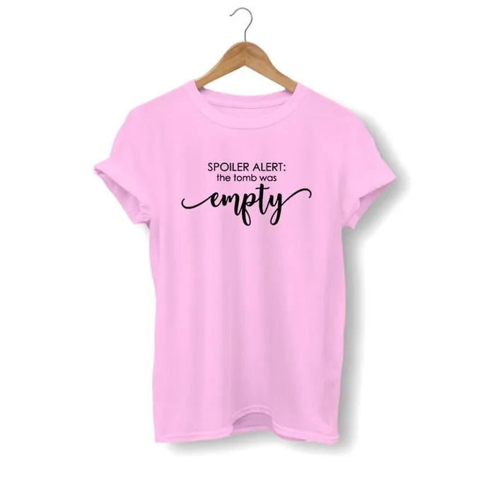 Christian TShirt br Spoiler Alert The Tomb Was Empty Lords Guidance Earrings