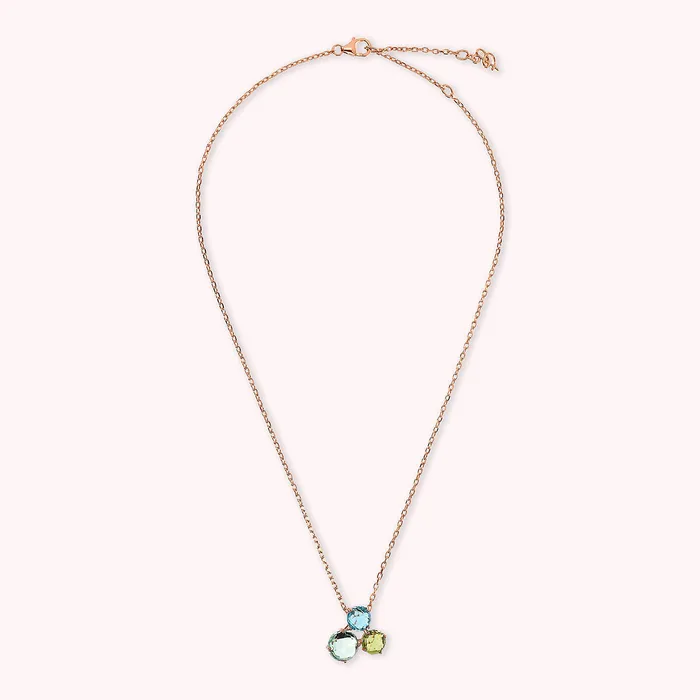 Collana con Pendente Trilogy in Prisma Gem Taglio Mosaico Bronzallure Earrings