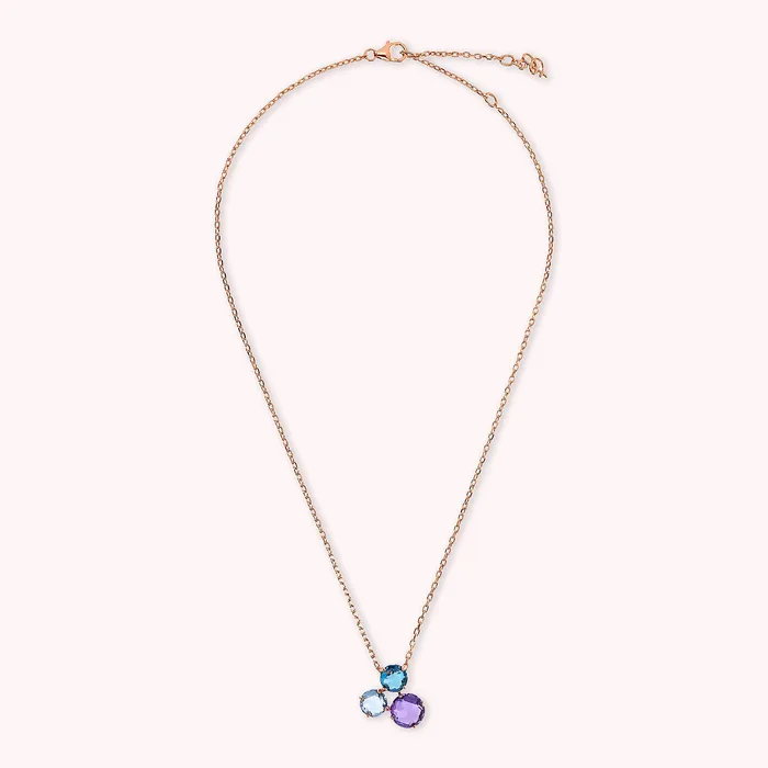 Collana con Pendente Trilogy in Prisma Gem Taglio Mosaico Bronzallure Earrings