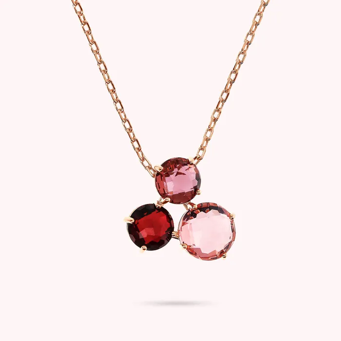 Collana con Pendente Trilogy in Prisma Gem Taglio Mosaico Bronzallure Earrings