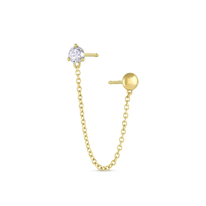 Consider the Wldflwrs Birthstone and Seed Chain Earring Earrings