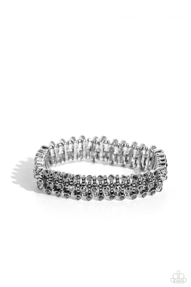 Corporate Confidence Silver Paparazzi Accessories Rings