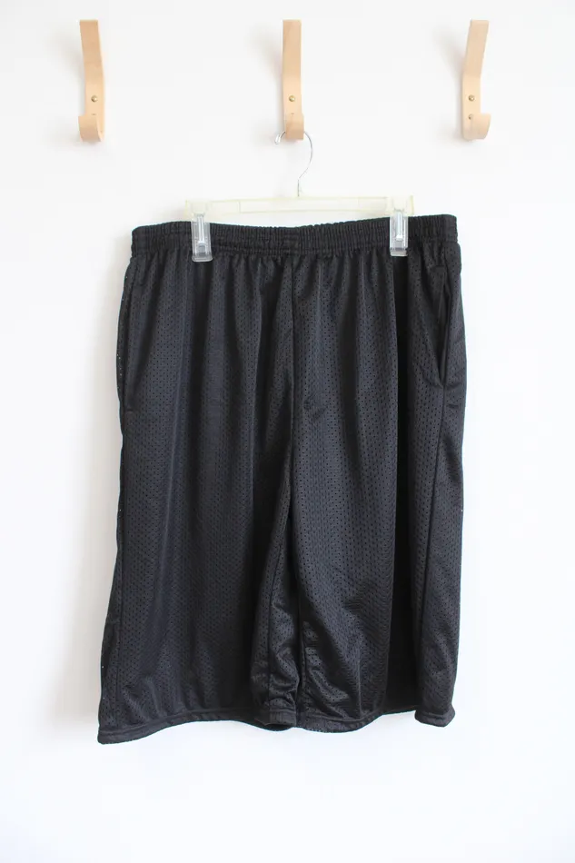 Cougar Sport Rings Cougar Sport Black Basketball Shorts XXL