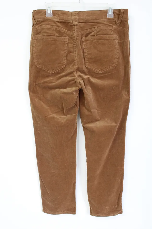 Democracy Absolution Brown Corduroy Pant 12 Democracy Earrings