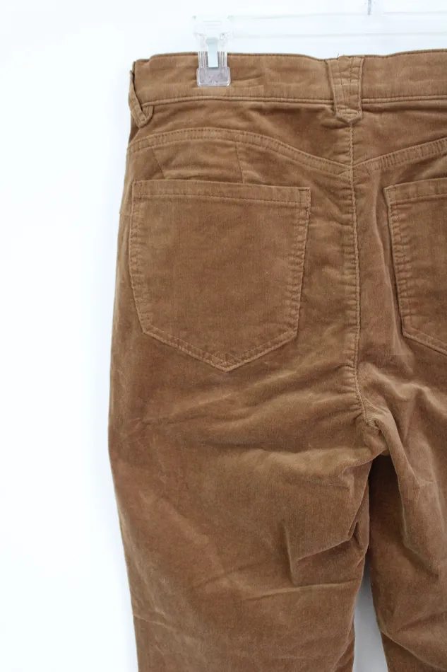 Democracy Absolution Brown Corduroy Pant 12 Democracy Earrings