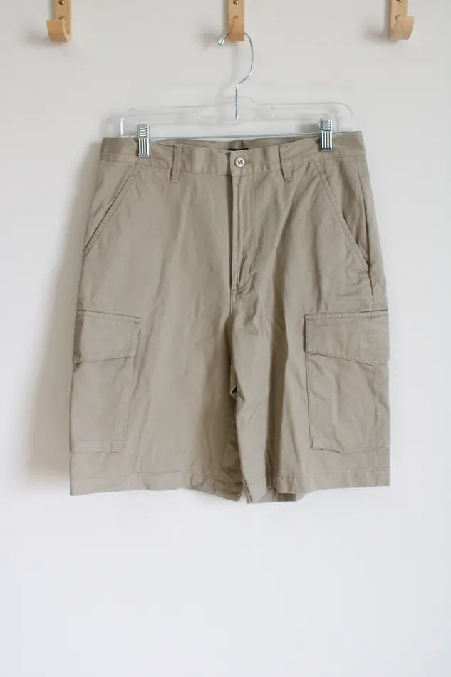 DKNY DKNY Tan Cargo Shorts 31 Earrings