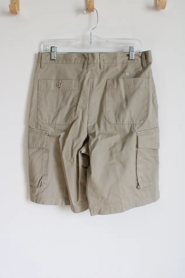 DKNY DKNY Tan Cargo Shorts 31 Earrings