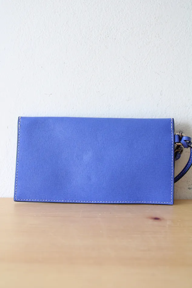 Dooney Bourke Cobalt Blue Envelope Wallet Wristlet Dooney Bourke Rings