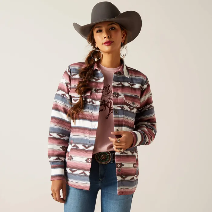 Earrings ARIAT WOMENS REAL SHACKET SHIRT SERAPE JACKETi ARIAT CLOTHING