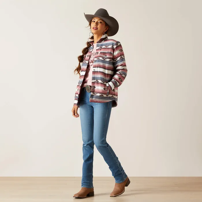 Earrings ARIAT WOMENS REAL SHACKET SHIRT SERAPE JACKETi ARIAT CLOTHING