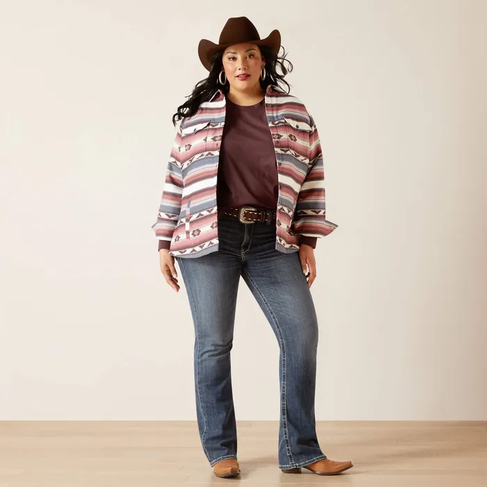 Earrings ARIAT WOMENS REAL SHACKET SHIRT SERAPE JACKETi ARIAT CLOTHING