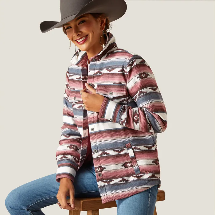Earrings ARIAT WOMENS REAL SHACKET SHIRT SERAPE JACKETi ARIAT CLOTHING