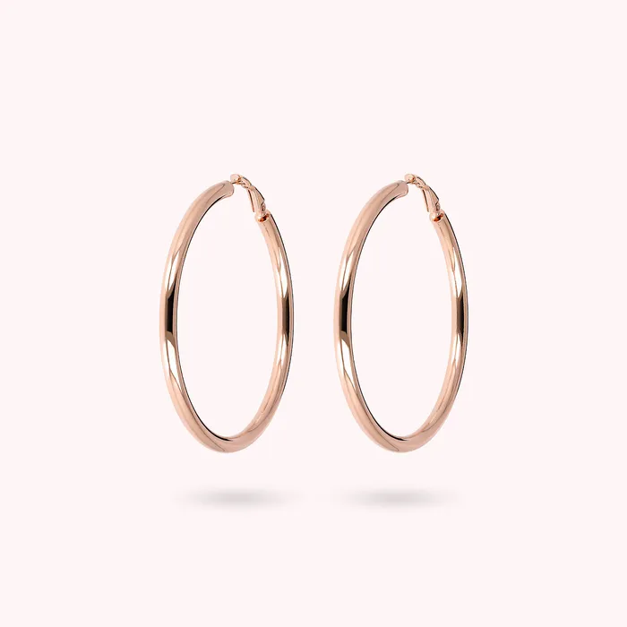 Earrings Bronzallure Orecchini a Cerchio Sottili