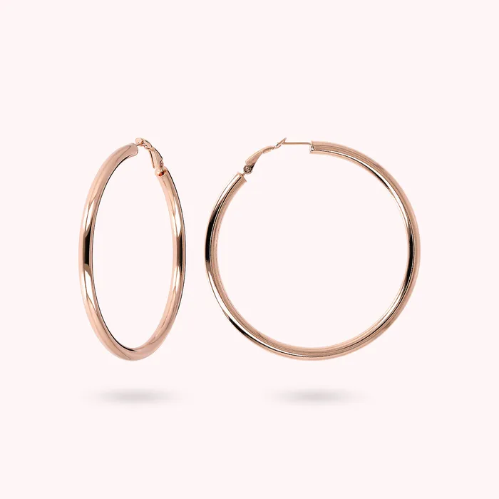 Earrings Bronzallure Orecchini a Cerchio Sottili