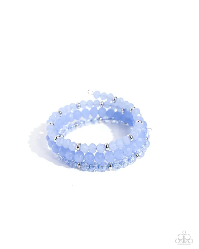 Earrings Cultured Cause Blue Paparazzi Accessories