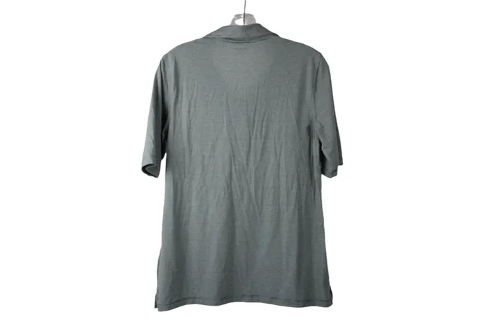 Earrings Lands End Lands End Green Soft Striped Shirt S