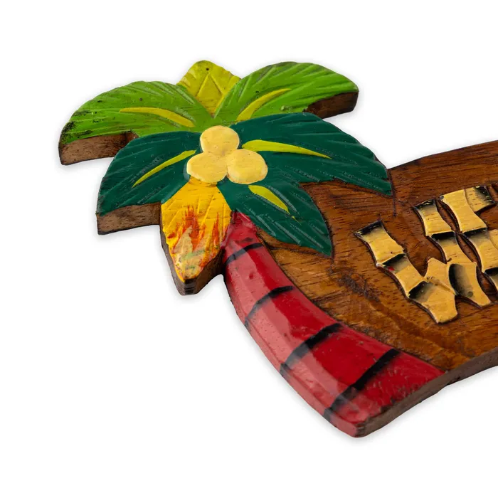 Earrings MARUEGERTZ HandPainted Welcome Palm Trees Wall Art Sign 12