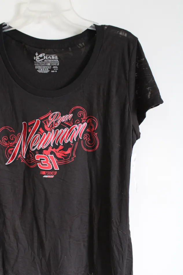 Earrings NEW Chase Authentics Nascar Ryan Newman 31 Tee 1X Chase Authentics