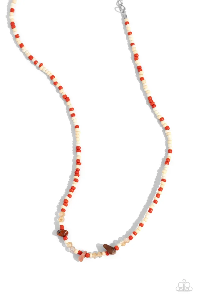 Earrings Paparazzi Accessories Naturally Notorious Orange