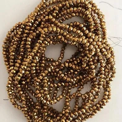 Earrings Peppy Beads Crystal faceted rondelle 4mm Beads PBC4C32
