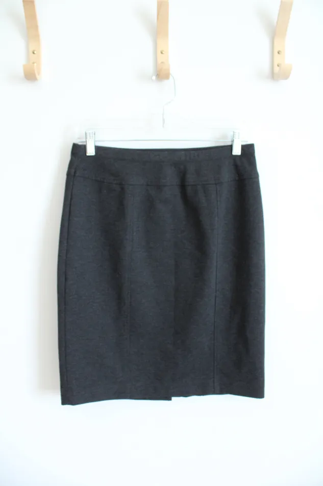 Ellen Tracy Gray Knit Pencil Skirt M Ellen Tracy Earrings