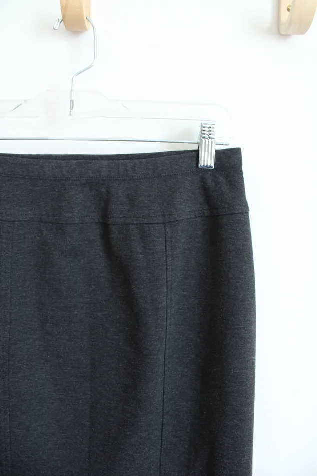 Ellen Tracy Gray Knit Pencil Skirt M Ellen Tracy Earrings