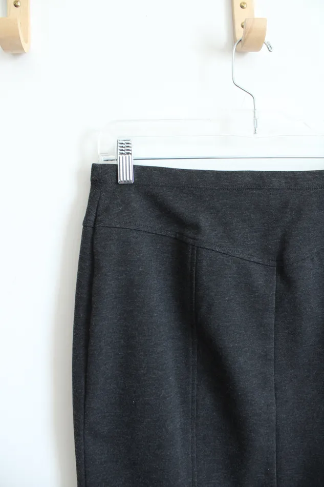 Ellen Tracy Gray Knit Pencil Skirt M Ellen Tracy Earrings