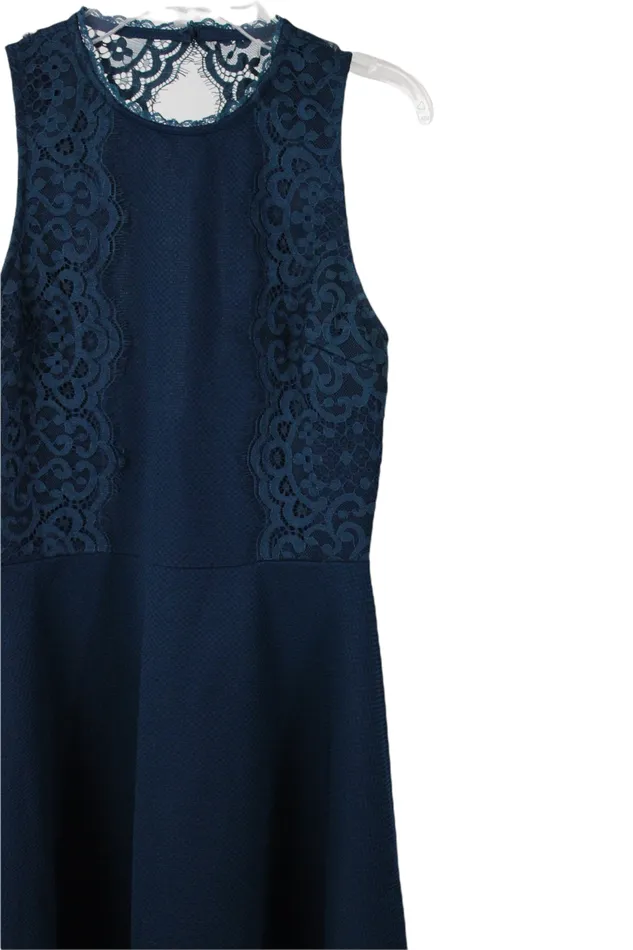 Francescas Rings Francescas Blue Lace Dress S