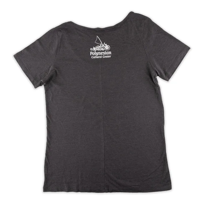 GREATMOUNTAINWE Earrings New Zealand Swirl Womens Heather Charcoal Tee Shirt 2XL