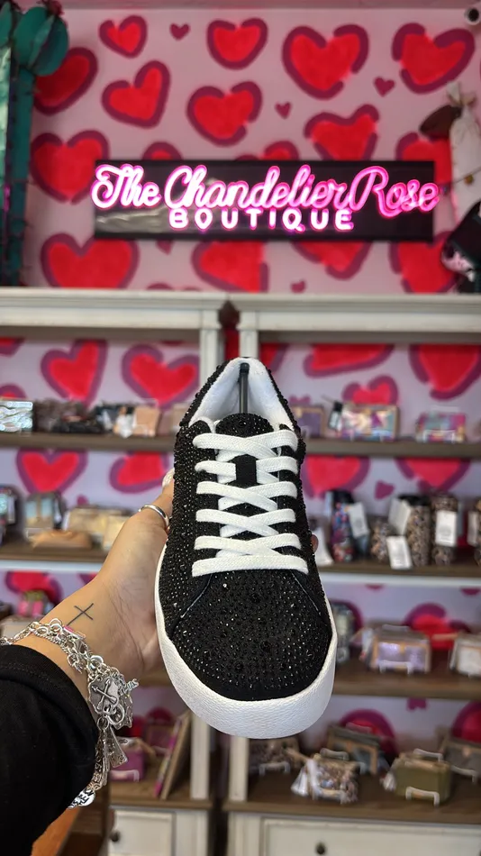 GYPSY JAZZ VERY G FLIRTY BLACK FASHION SNEAKERS Rings