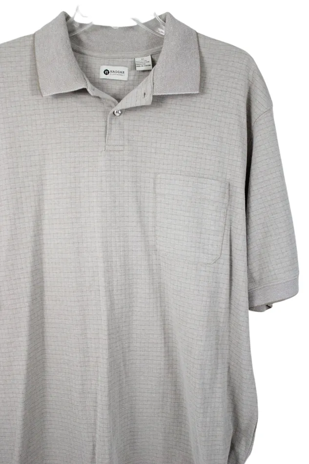 Haggar Earrings Haggar Tan Polo Shirt XL