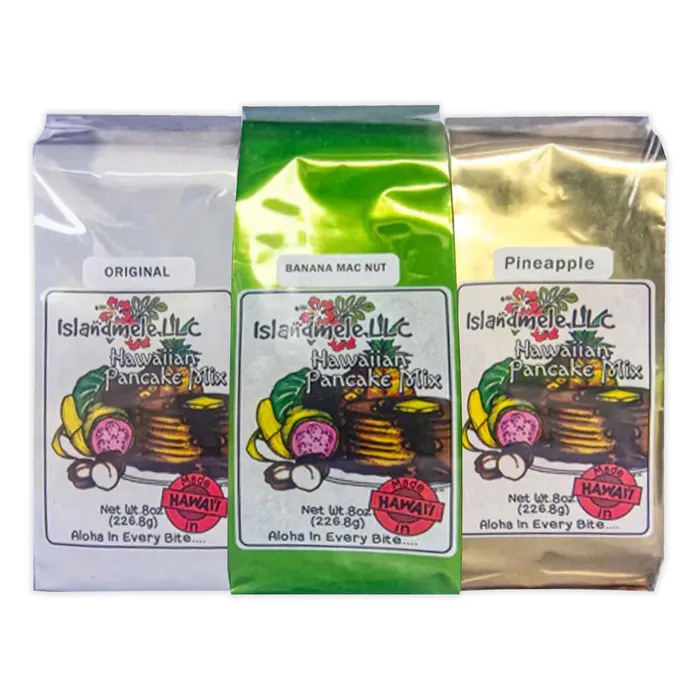 ISLANDMELELLC Earrings Islandmele Hawaiian 3Flavor Pancake Mix Gift Set