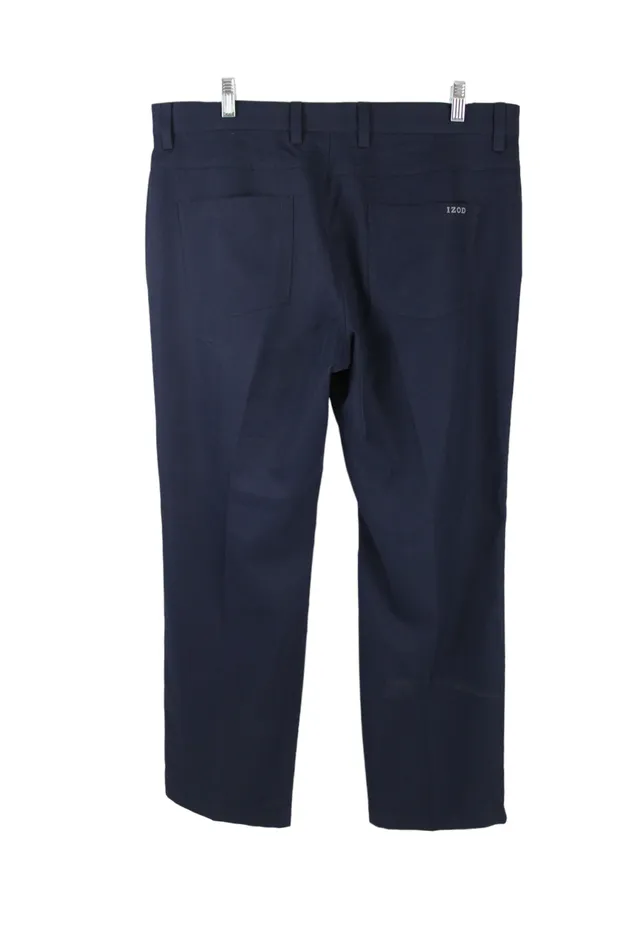 Izod Earrings Izod Golf Slim Fit Navy Pant 36X30