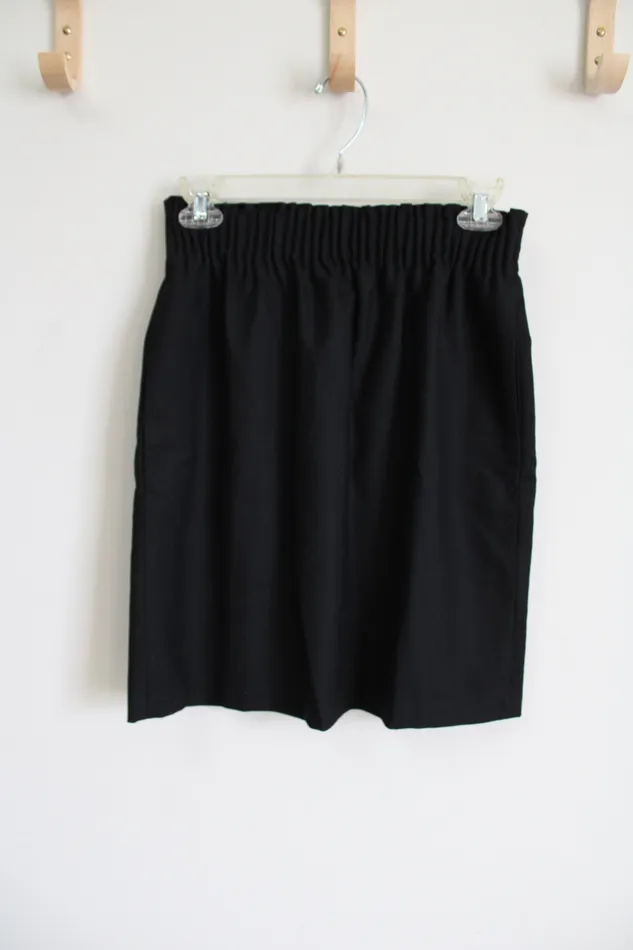 JCrew Rings NEW JCrew Black Cinch Waist Wool Blend Skirt 0