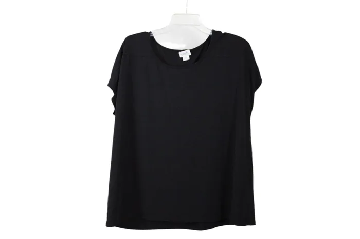 Jaclyn Smith Black Top XXL Jaclyn Smith Rings