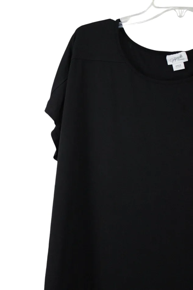 Jaclyn Smith Black Top XXL Jaclyn Smith Rings
