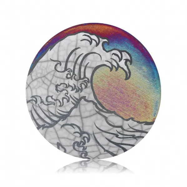 JOYCRAFTERSINC Coasters Matte Raku Earrings