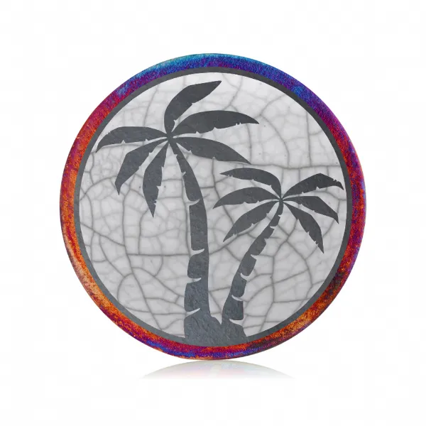 JOYCRAFTERSINC Coasters Matte Raku Earrings